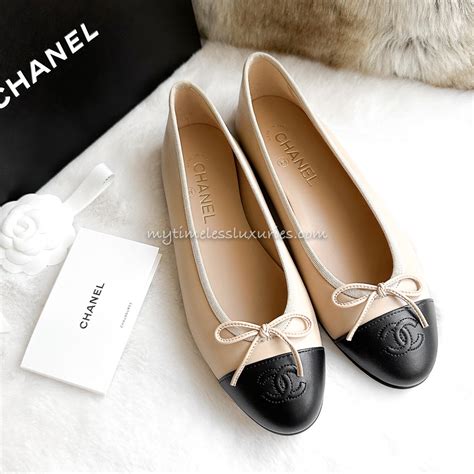 women's chanel ballet flats|chanel ballet flats cost.